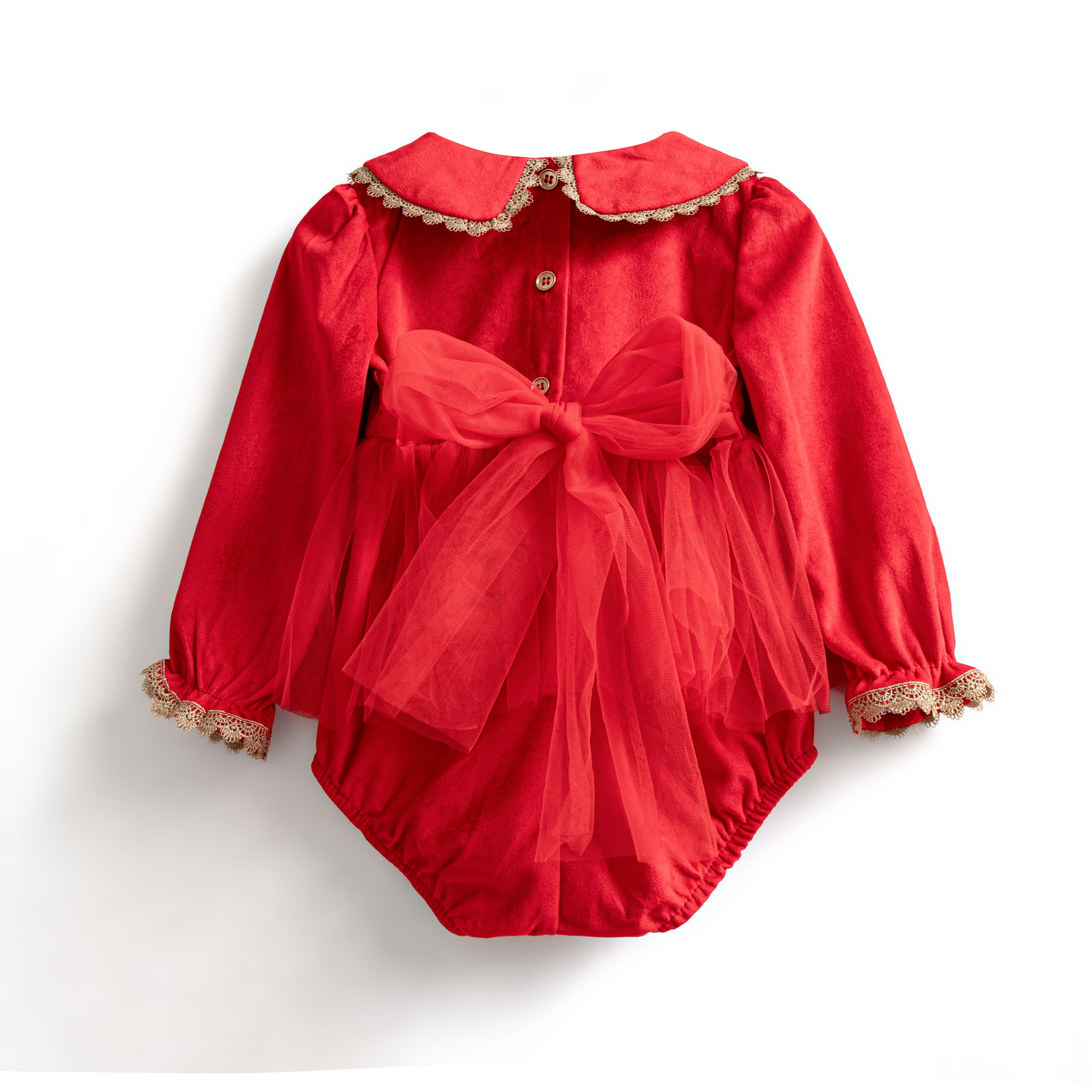 Scarlett Noel tie back tutu romper (coming soon)