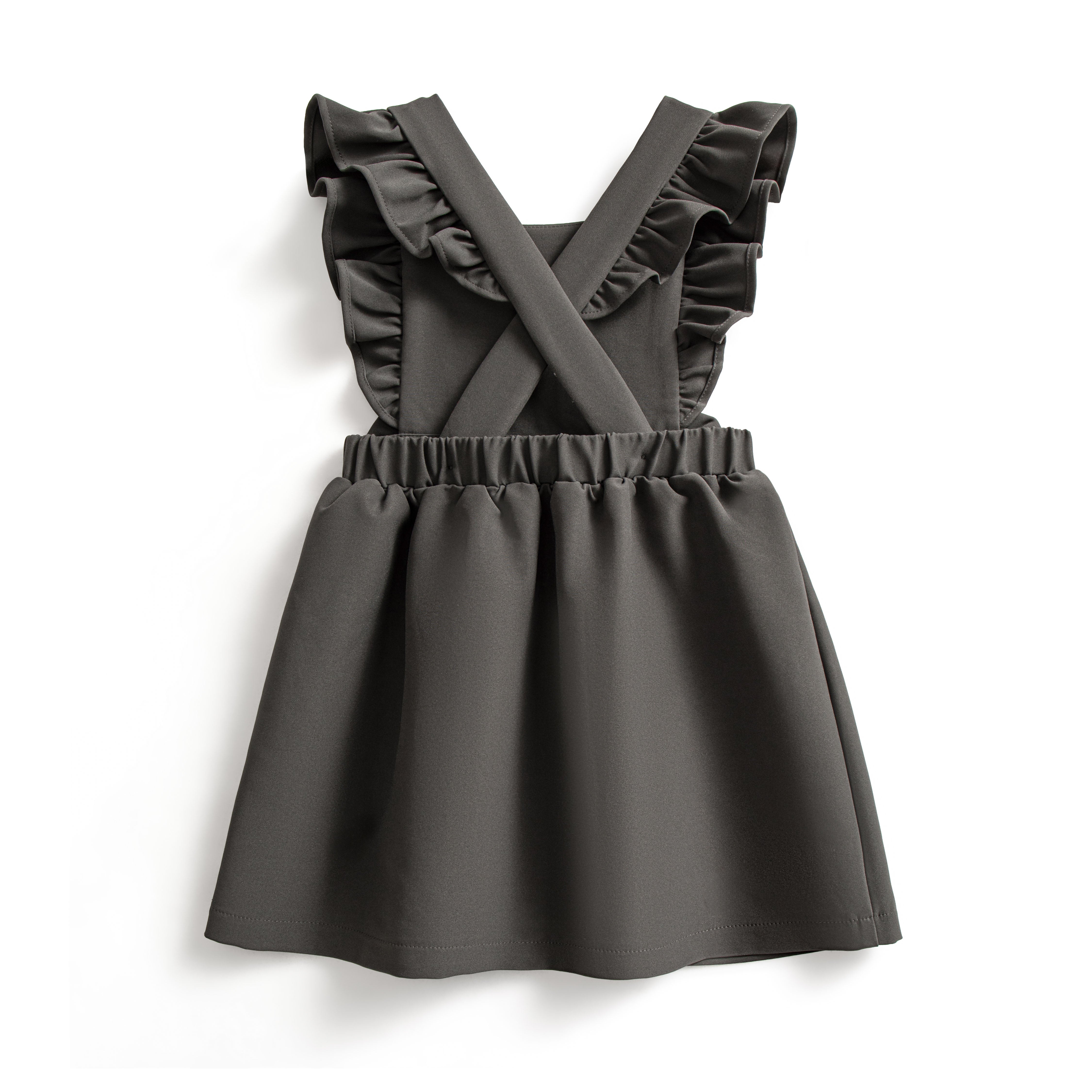 School pinafore bow dress