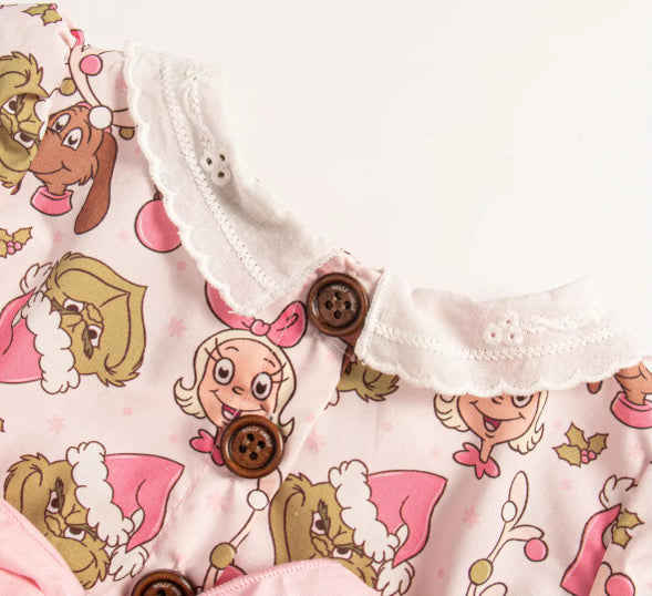 He’s a mean one romper