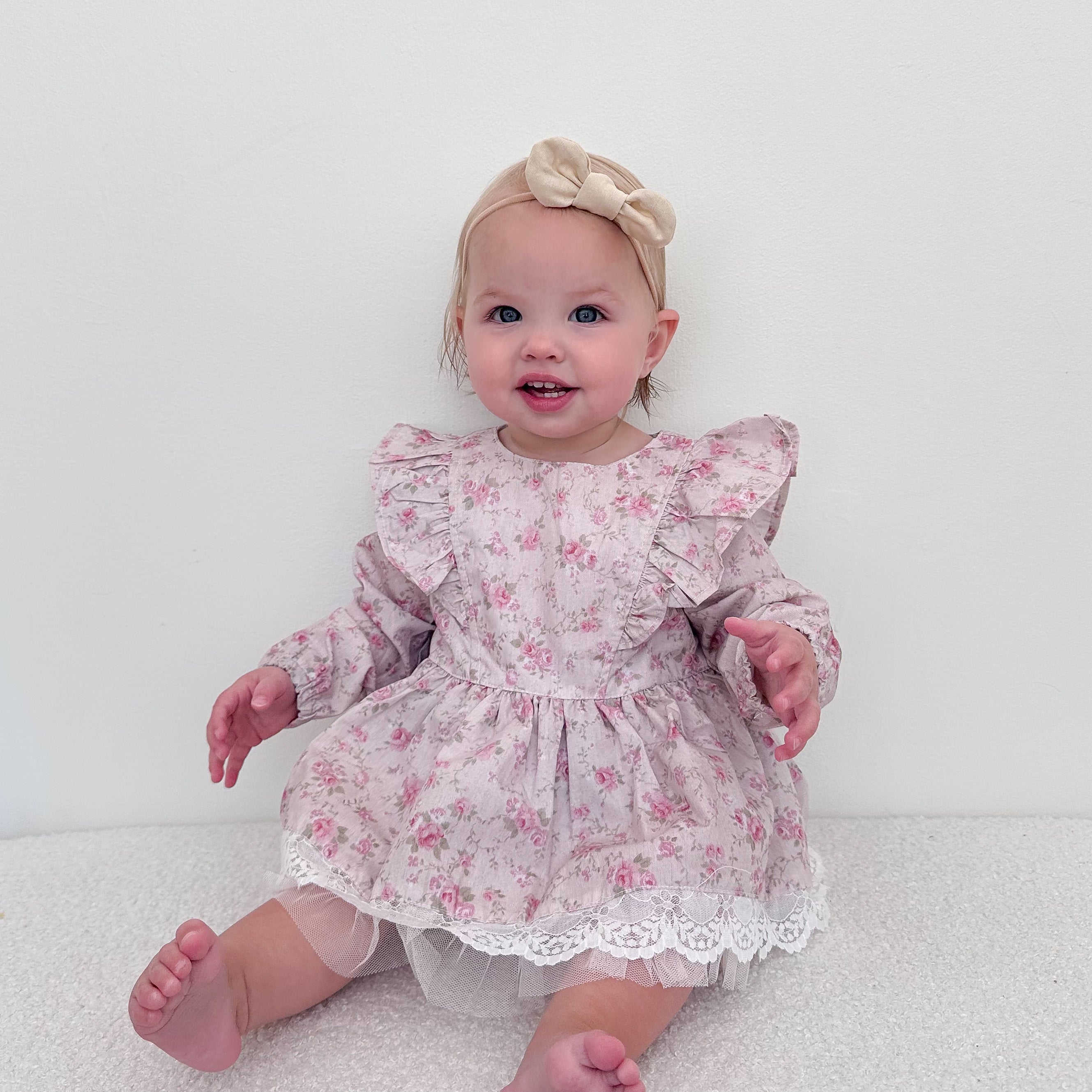 Anais lace trim romper