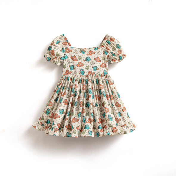 Just keep swimming tie back dress