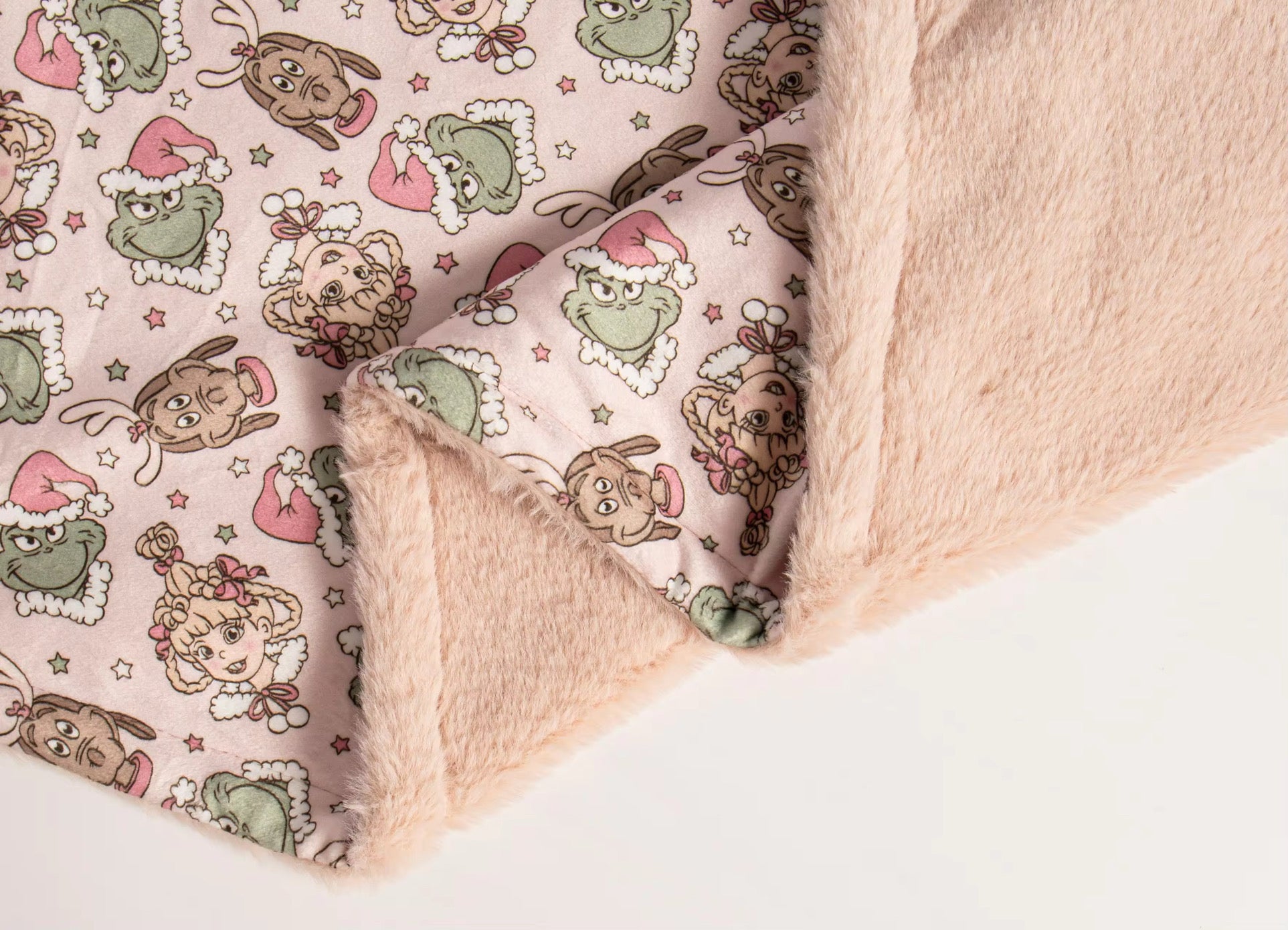 Mean one pink blanket