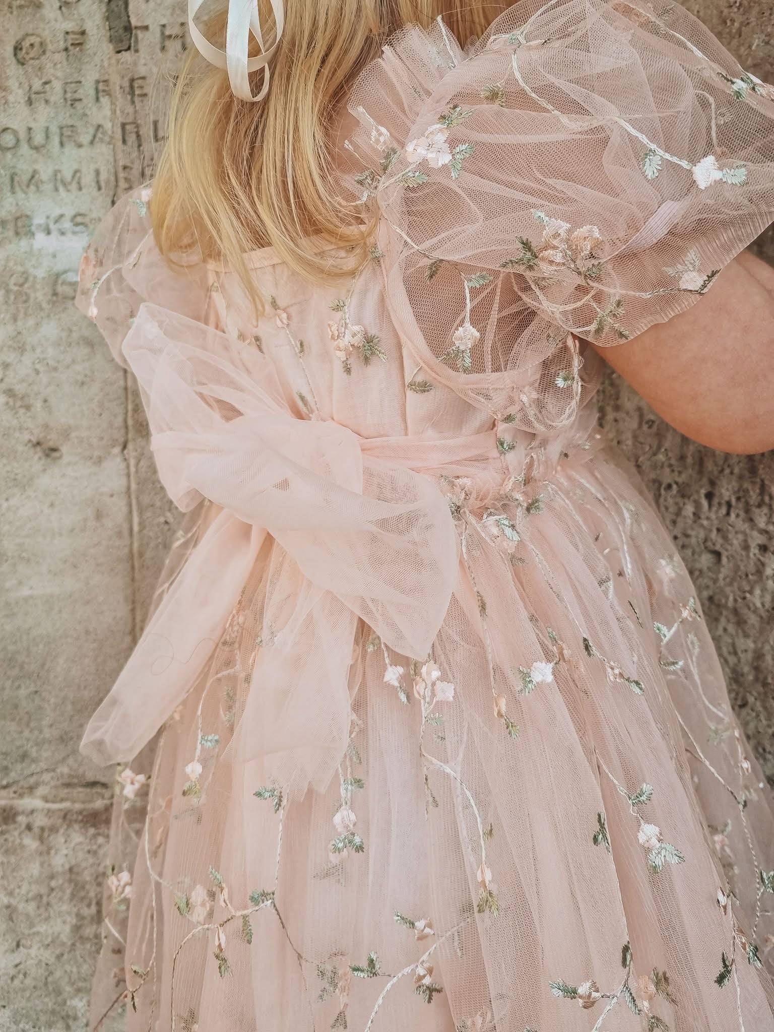 Tear drop lace dress