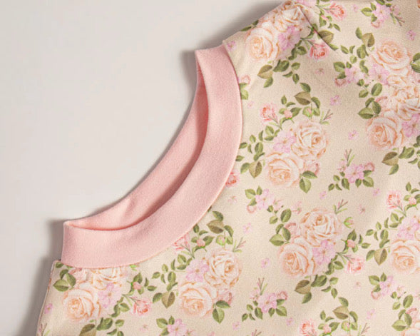 Floral ivory pyjamas