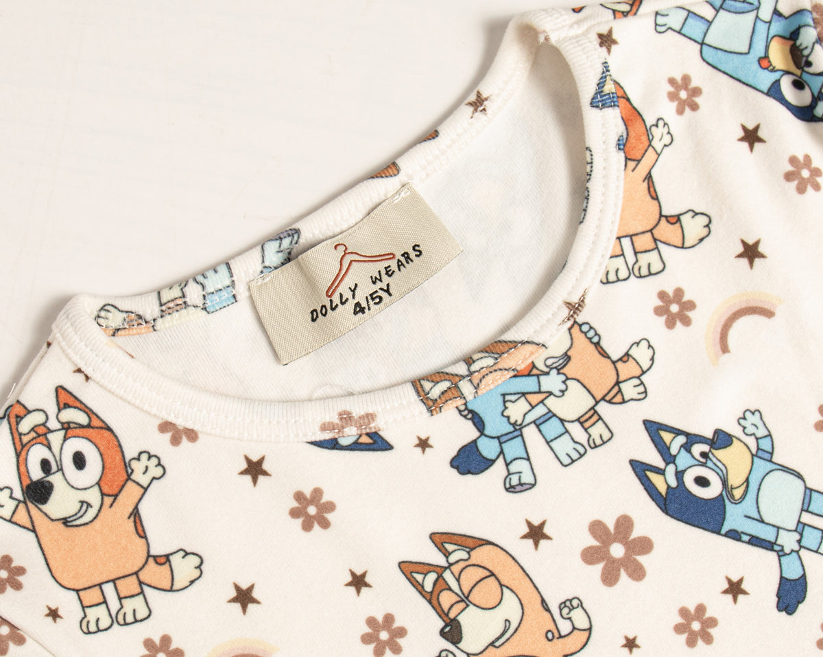 Blue dog essential dress