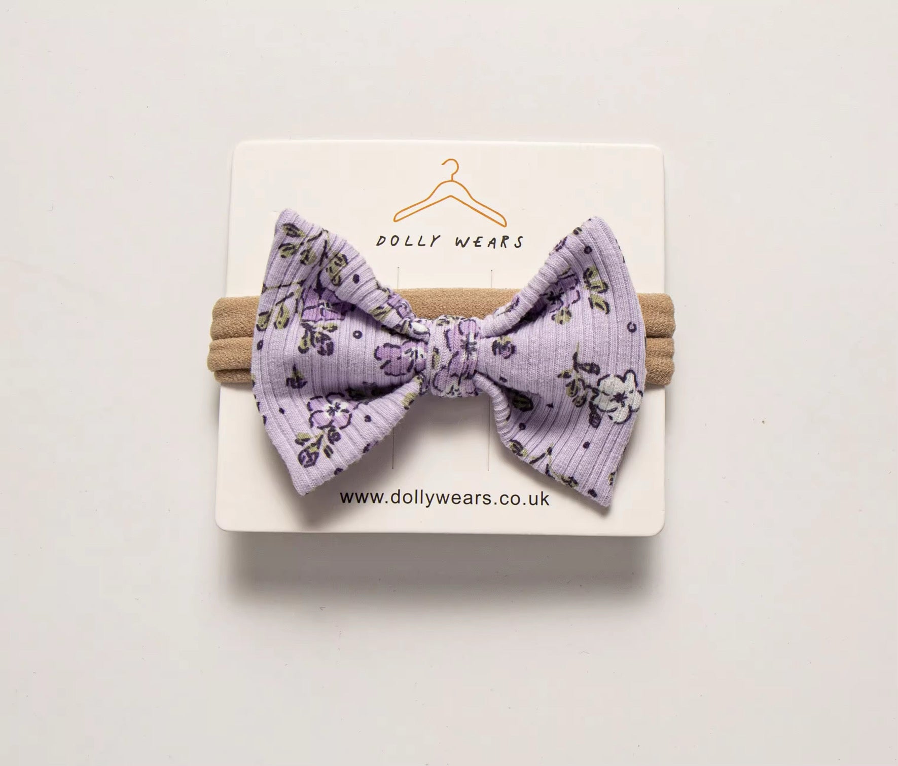 Lilac floral hair accessories