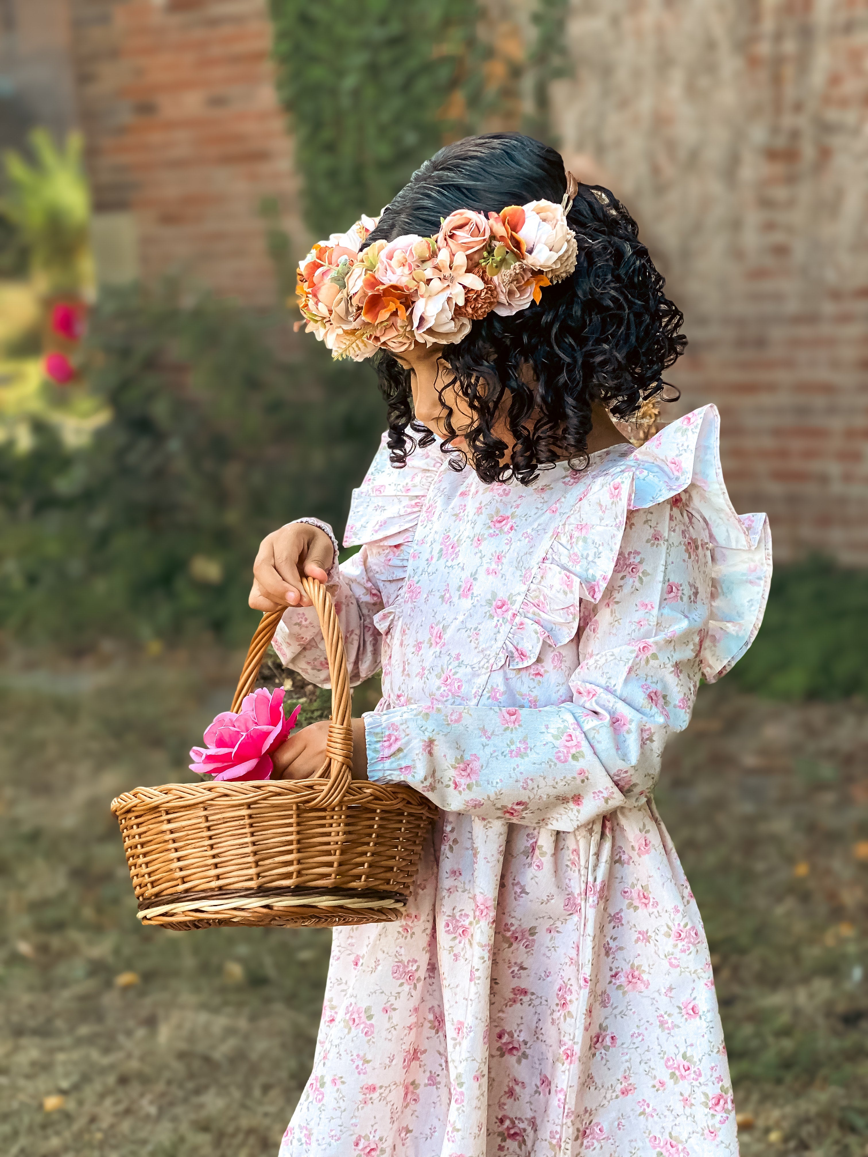 Anais lace trim dress