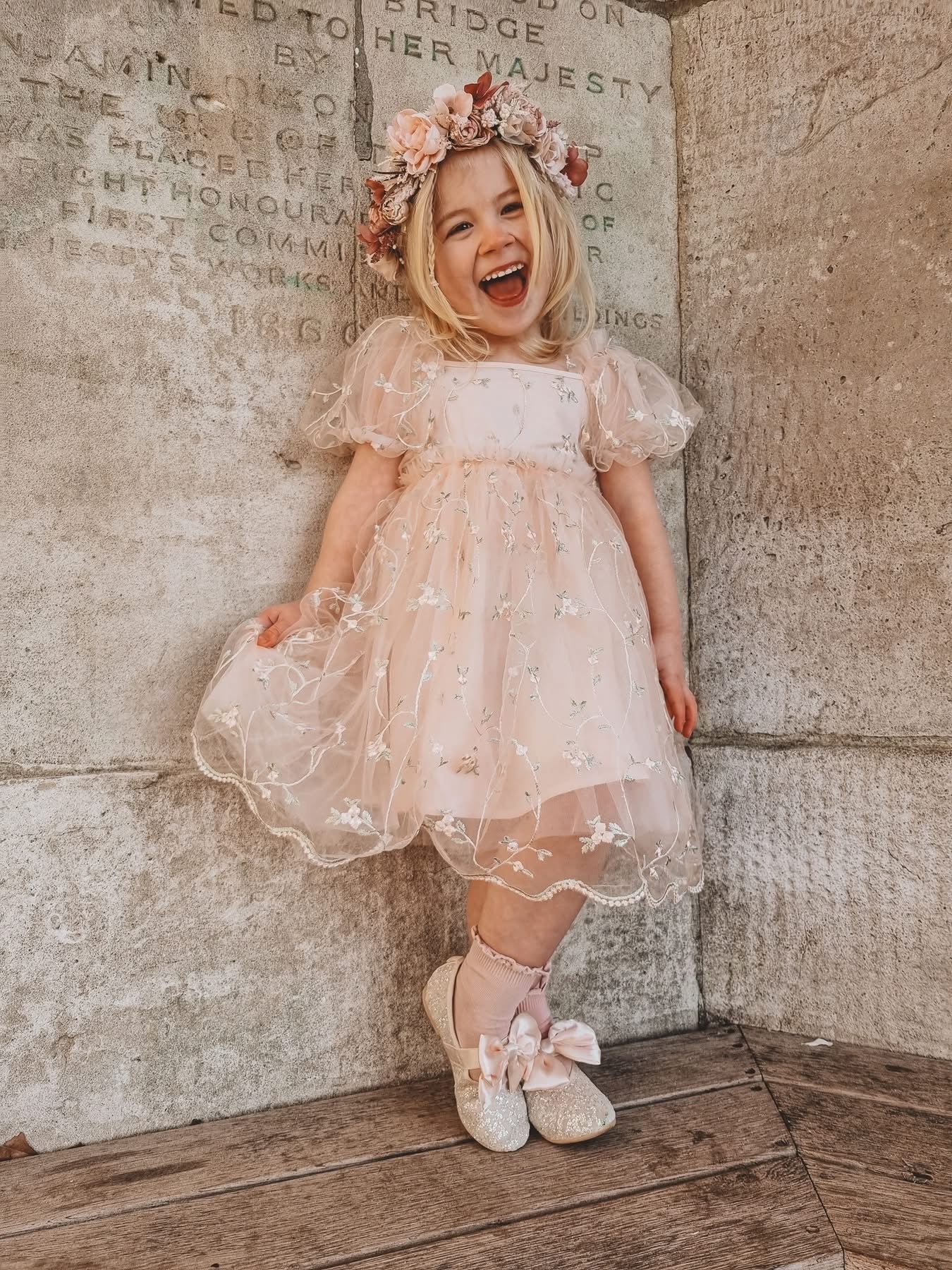 Tear drop lace dress