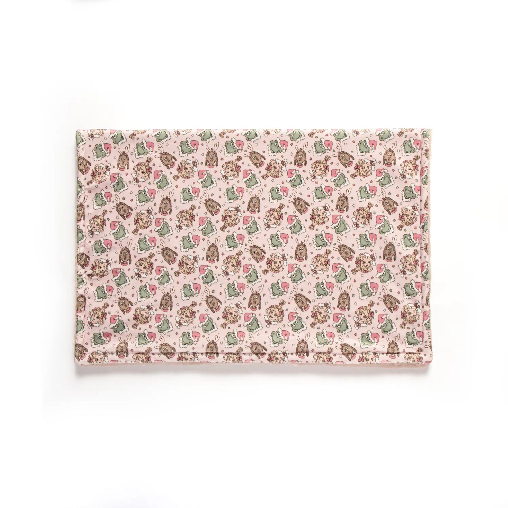 Mean one pink blanket