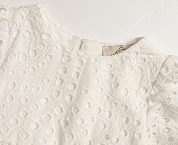 White daise Anglaise dress