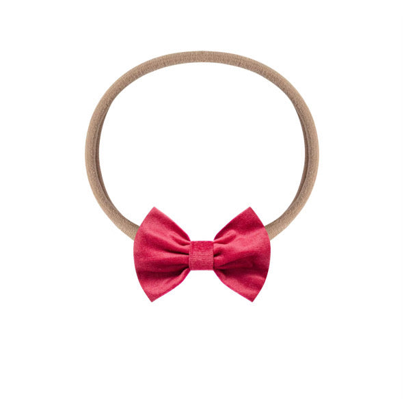 Ruby velvet hair accessory
