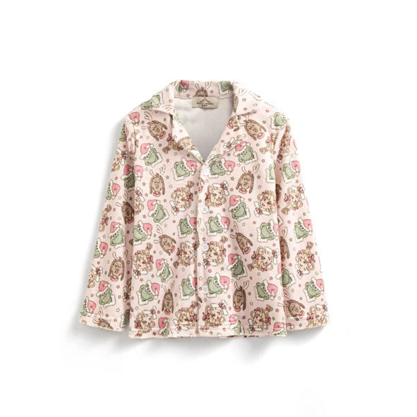 Mean one pink buttoned pyjamas