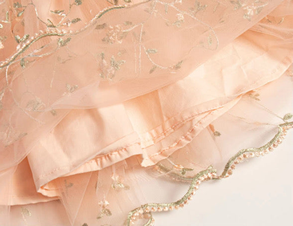 Tear drop lace dress