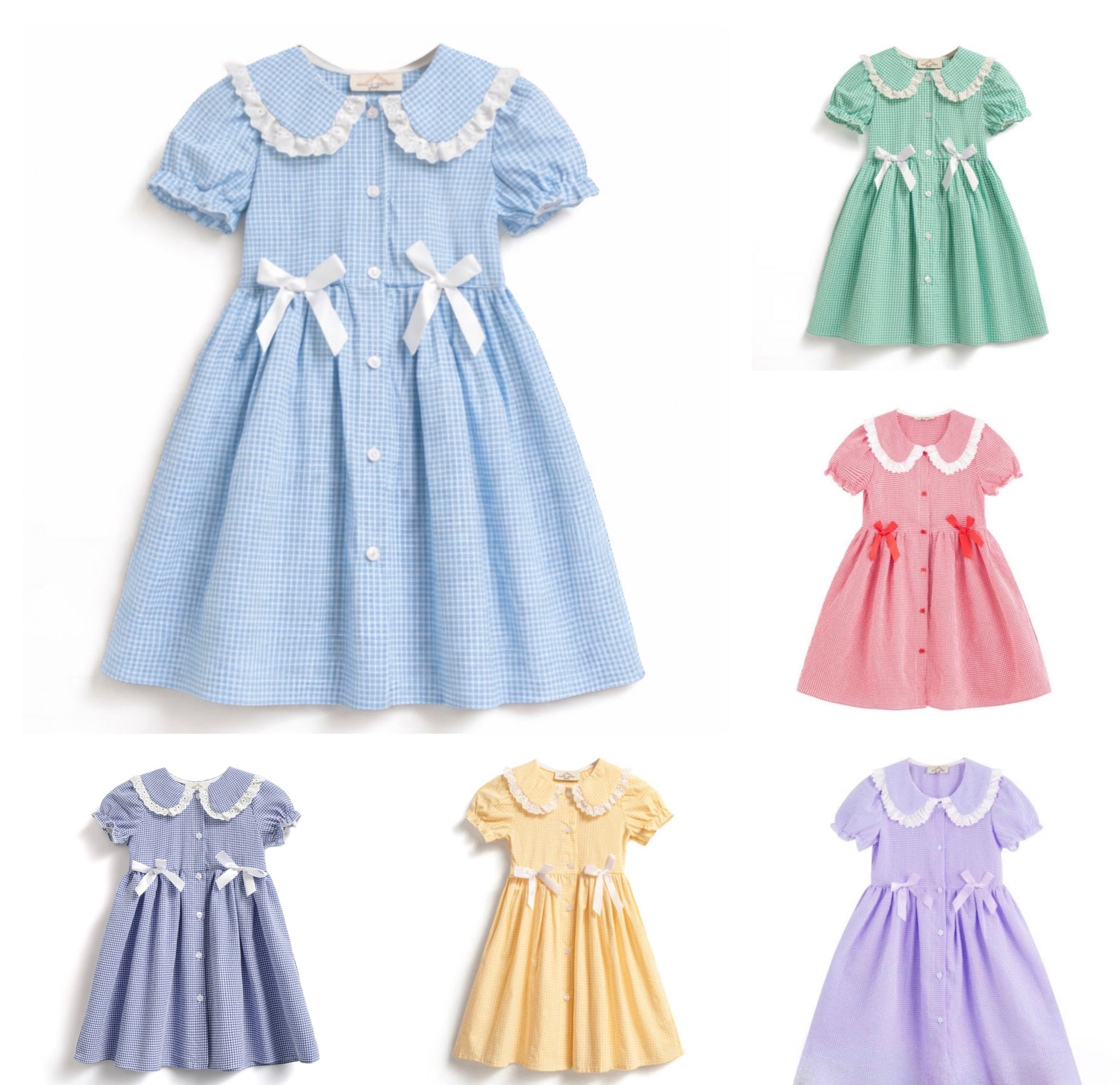School bow dresses