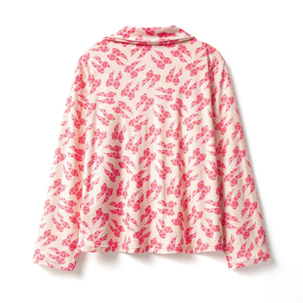 Bows & hearts women’s buttoned pyjamas