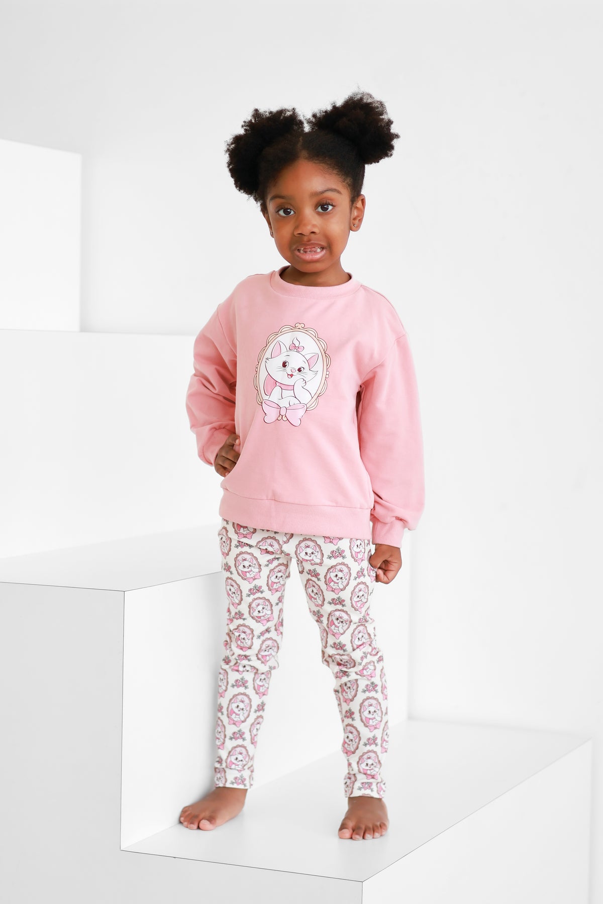 Pink kitty sweatshirt