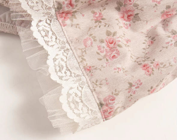 Anais lace trim dress