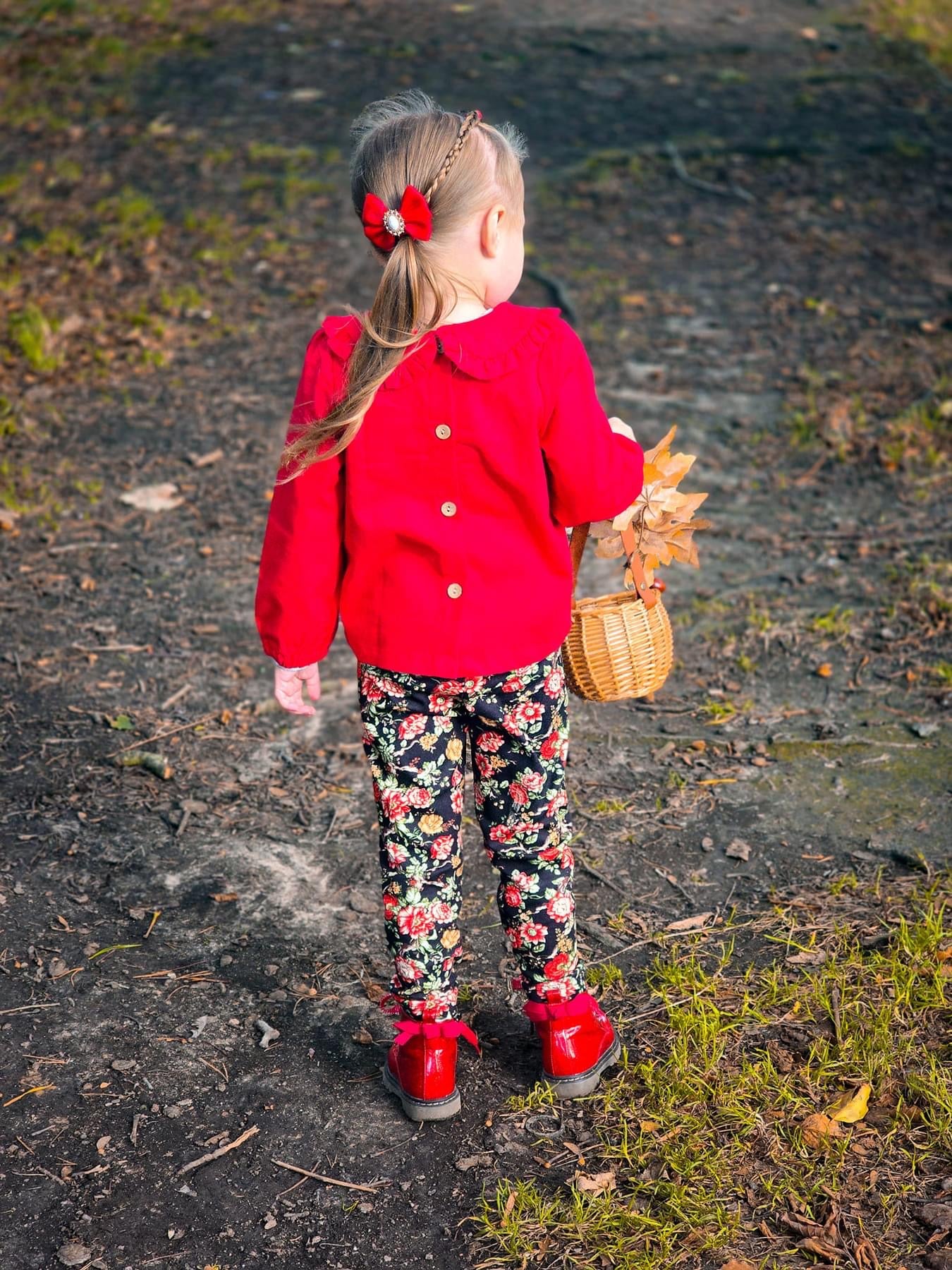 Blossoming rose leggings