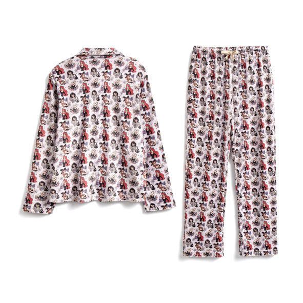 PRE ORDER women’s Halloween girl gang buttoned pyjamas (latest dispatch 20th of October)