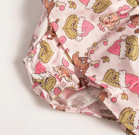 He’s a mean one romper