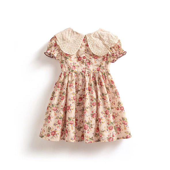 Vintage woodland rose dress