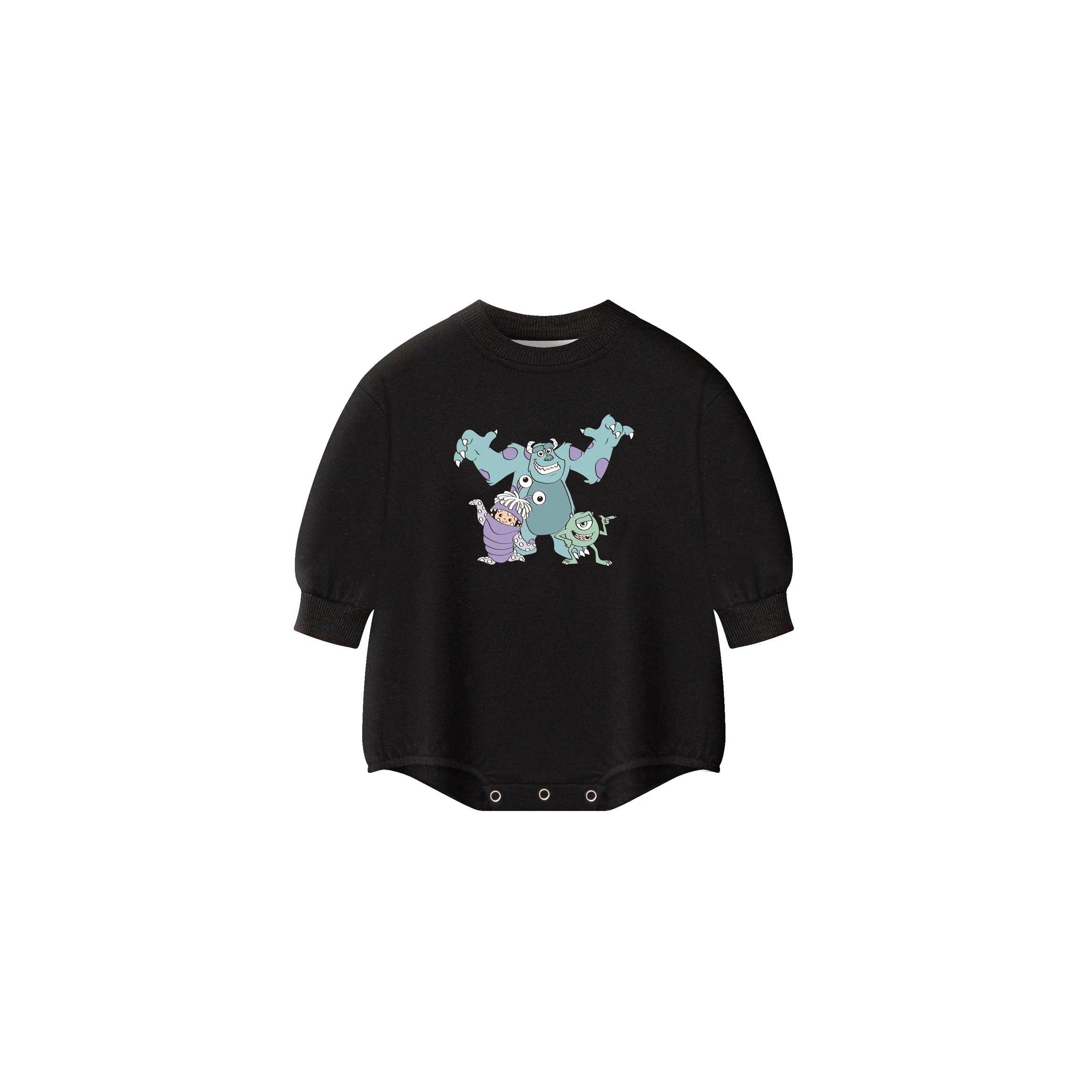Monsters inspired sweatshirt romper Please read description before ordering (STRICTLY ONE SWEATSHIRT PER ORDER)