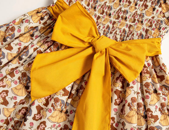 Beauty princess tie back dress