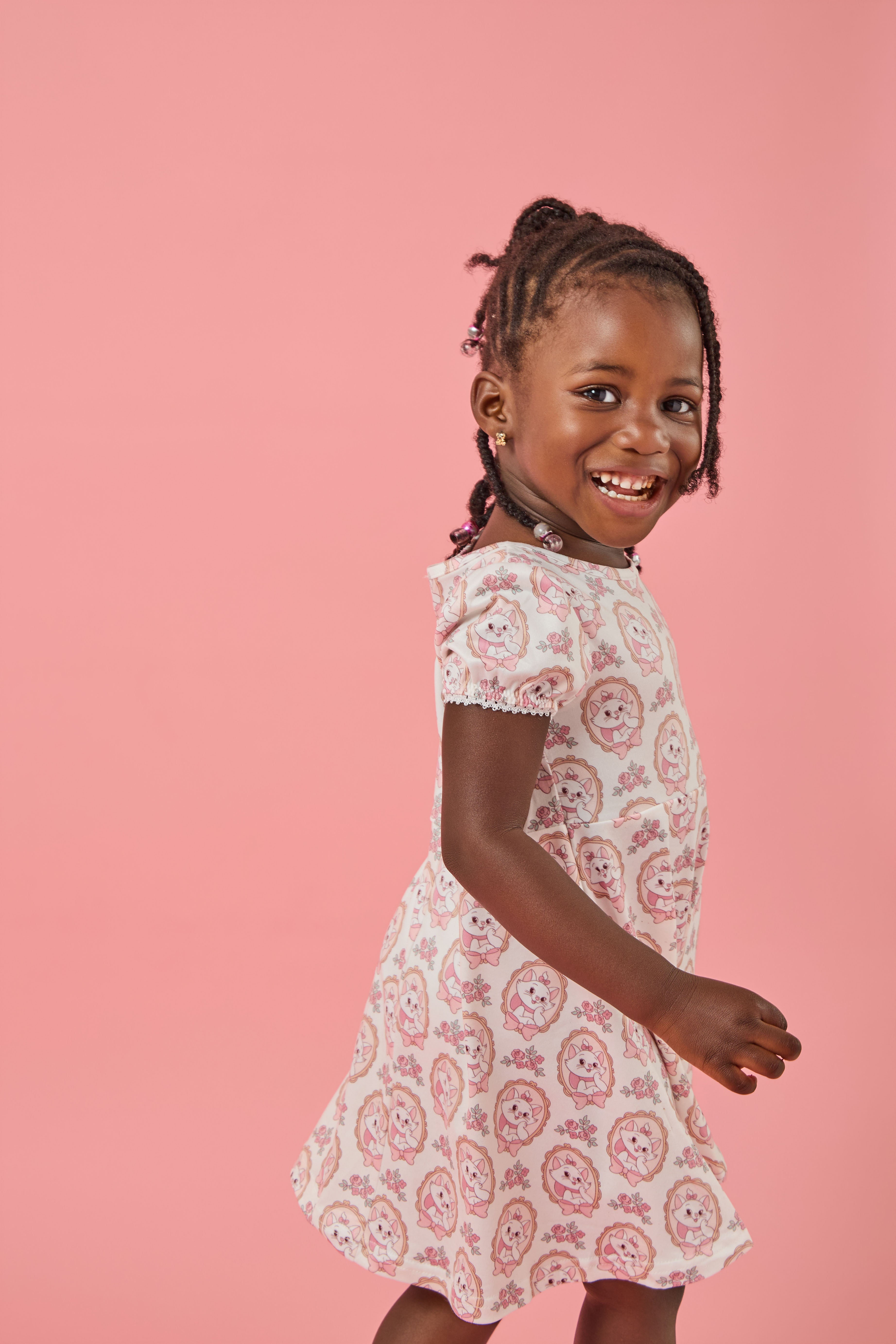 Pink kitty essential dress