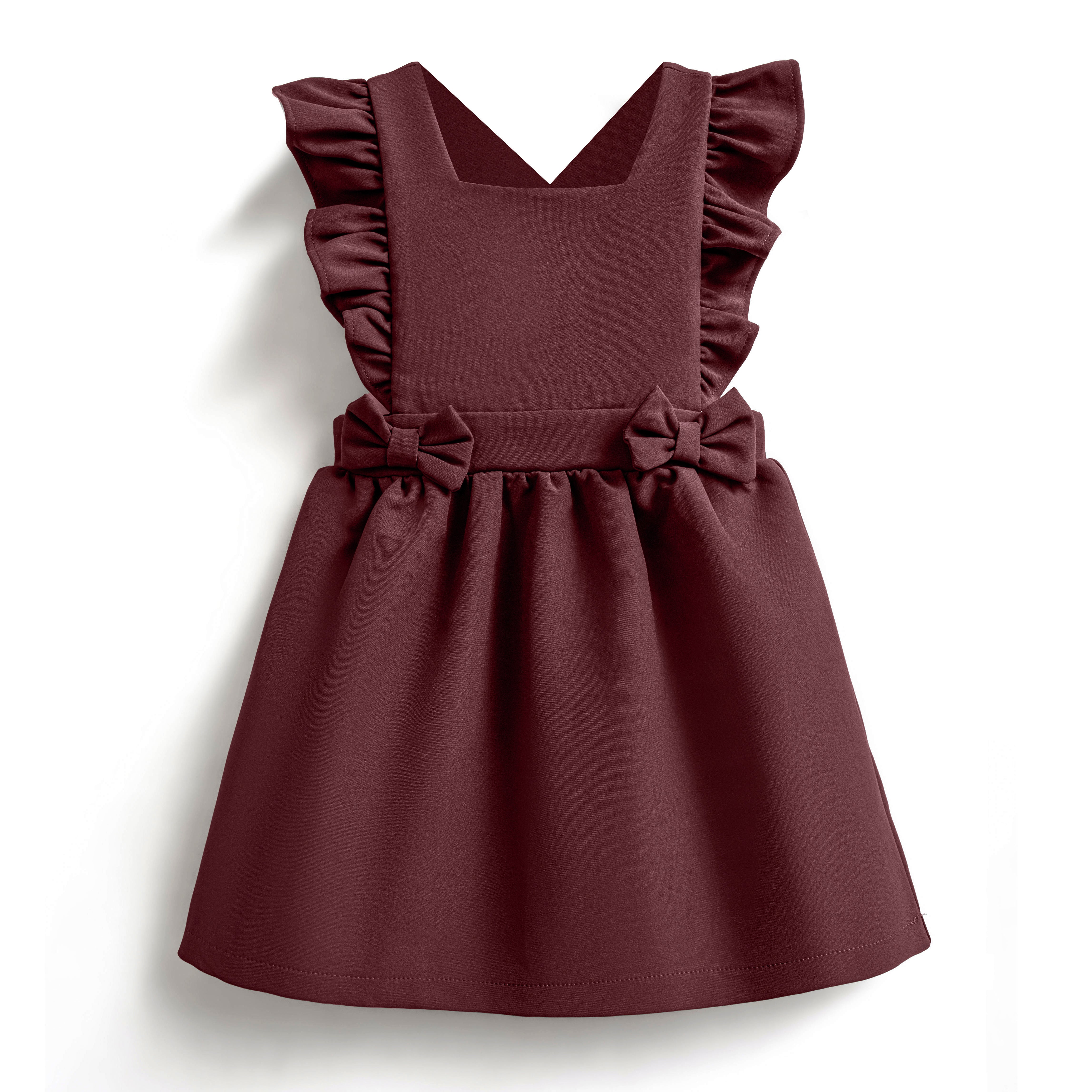 School pinafore bow dress