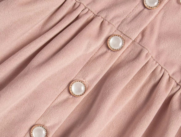 Marshmallow velvet dress