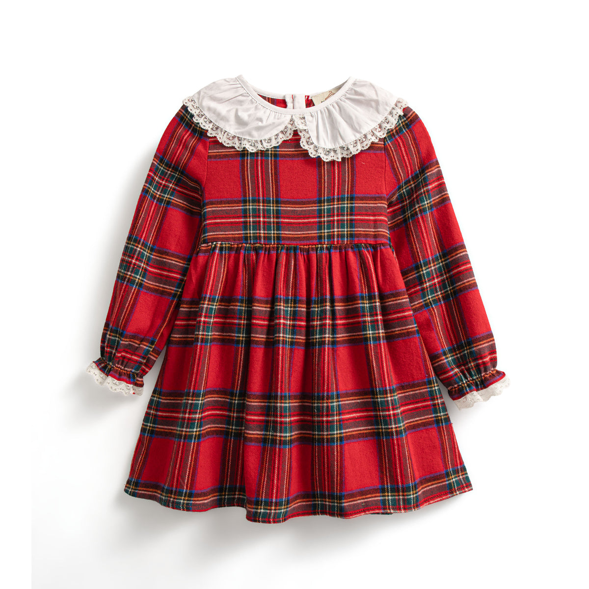 Ruby tartan tie back dress