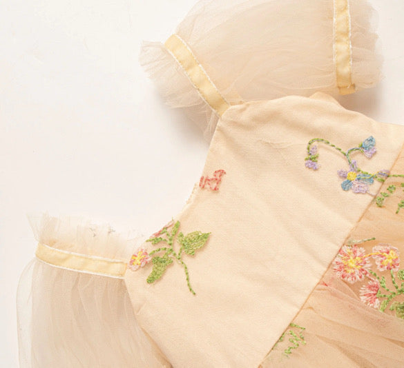 Floral daise tulle dress