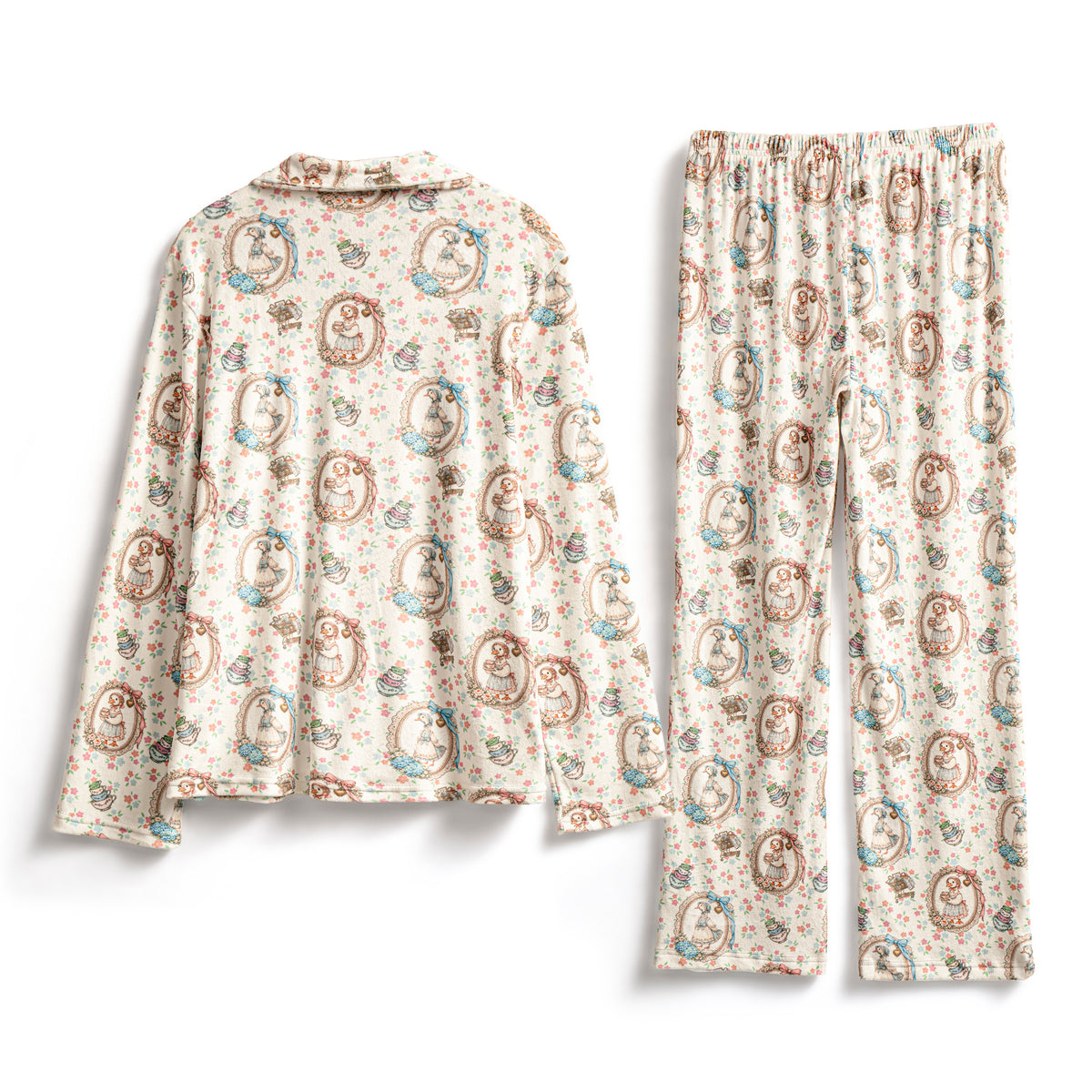 Mother goose women’s buttoned pyjamas