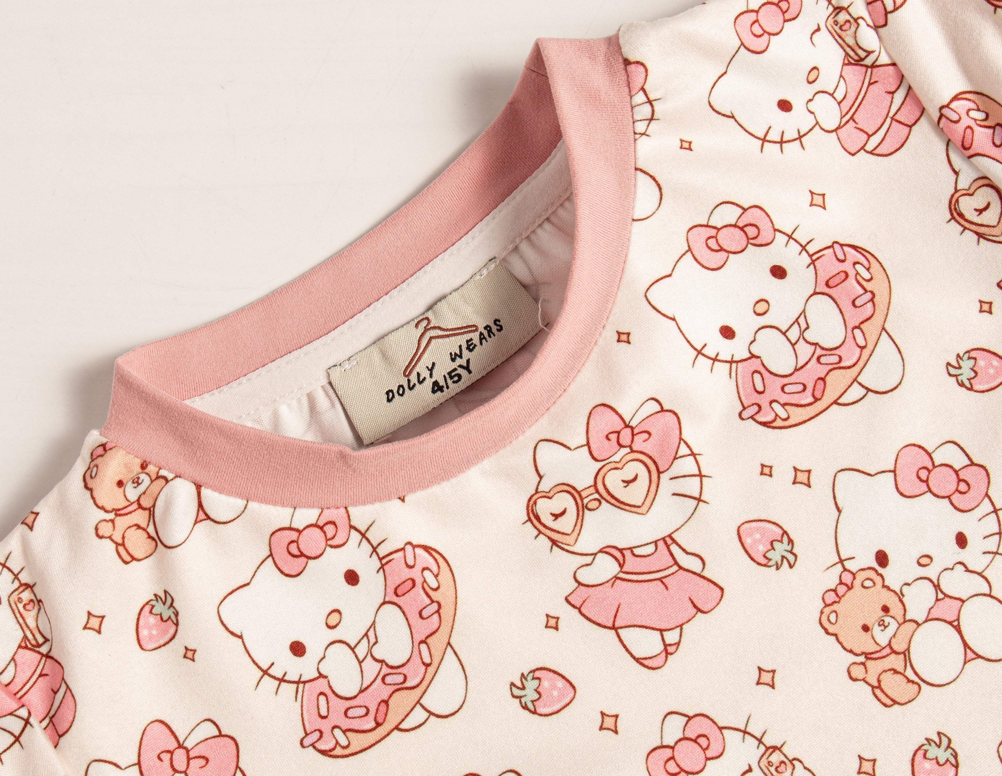 Strawberry kitty pyjamas