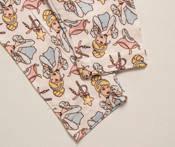 Glass slipper princess inspired leggings