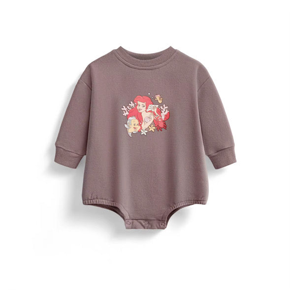 Under the sea sweatshirt romper