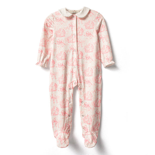 Bunny blossom sleepsuit