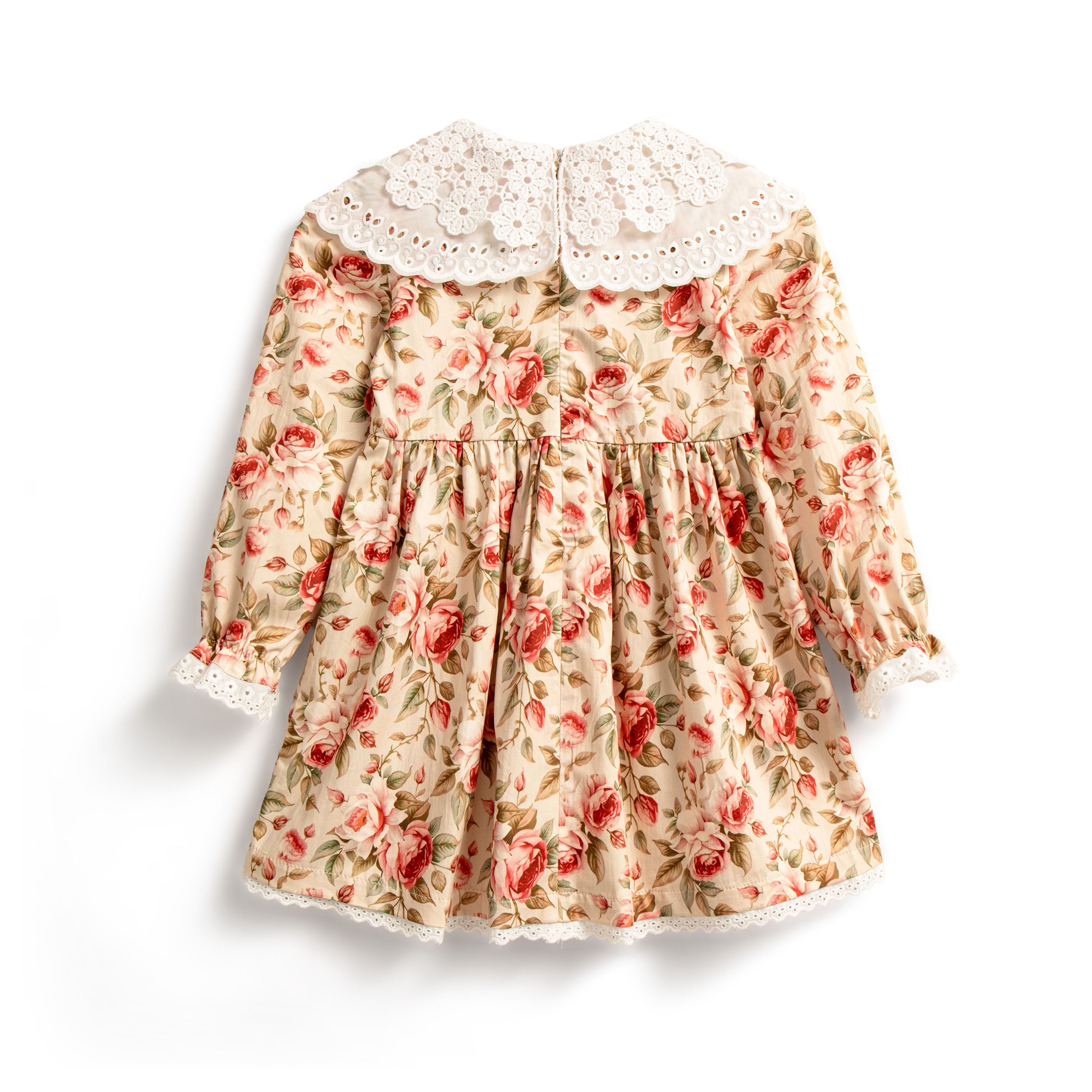 English rose double collared dress(coming soon)