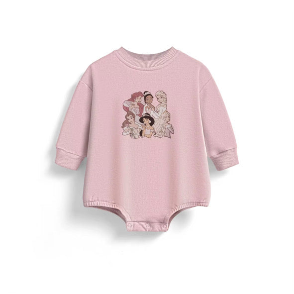 Girl gang sweatshirt romper
