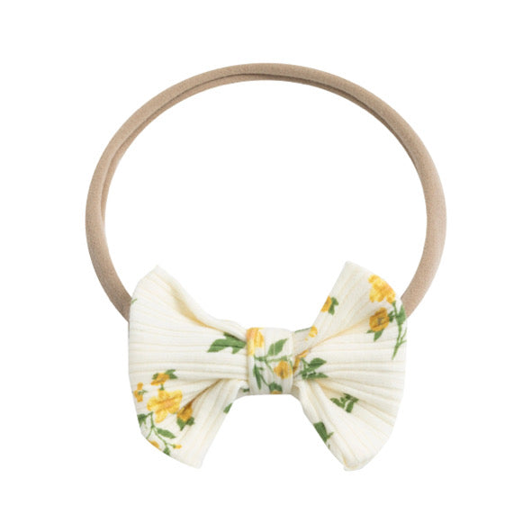 Lemon floral hair accessories