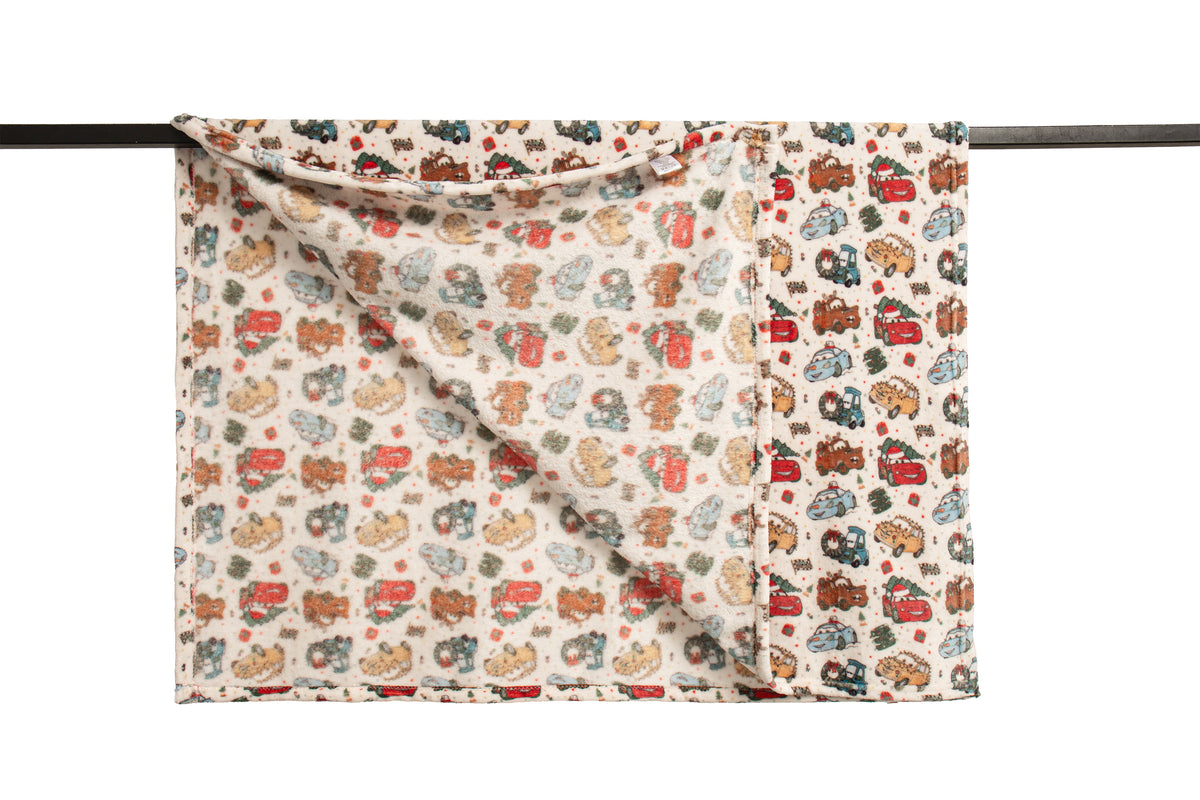 Cars Christmas blanket