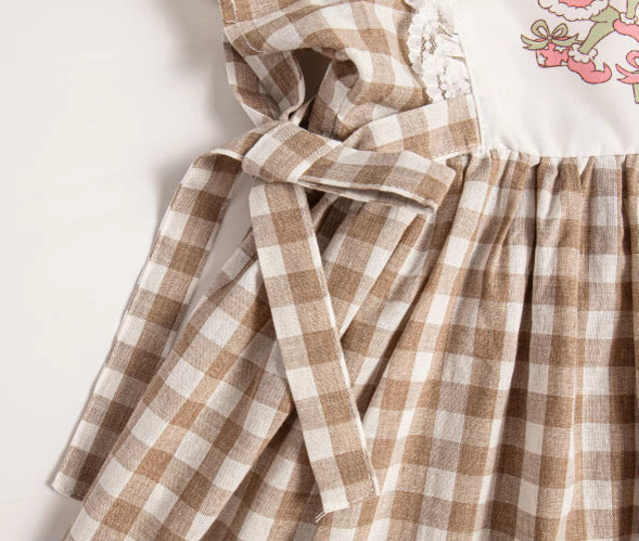 He’s a mean one gingham dress