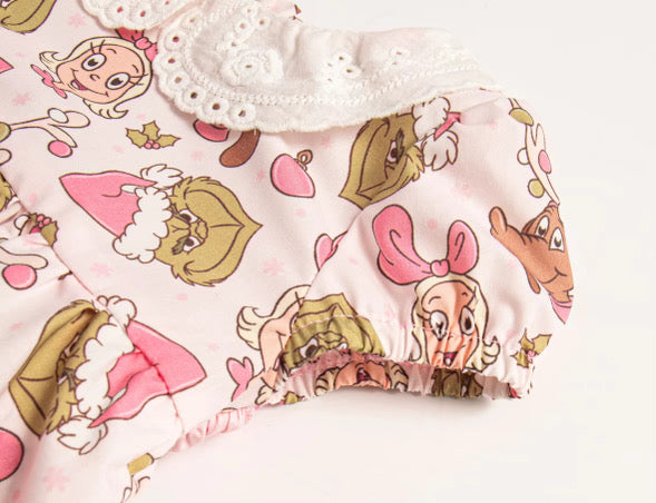 He’s a mean one romper