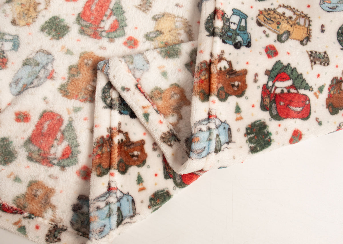 Cars Christmas blanket