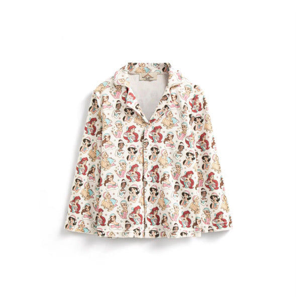 Girl gang Christmas buttoned pyjamas