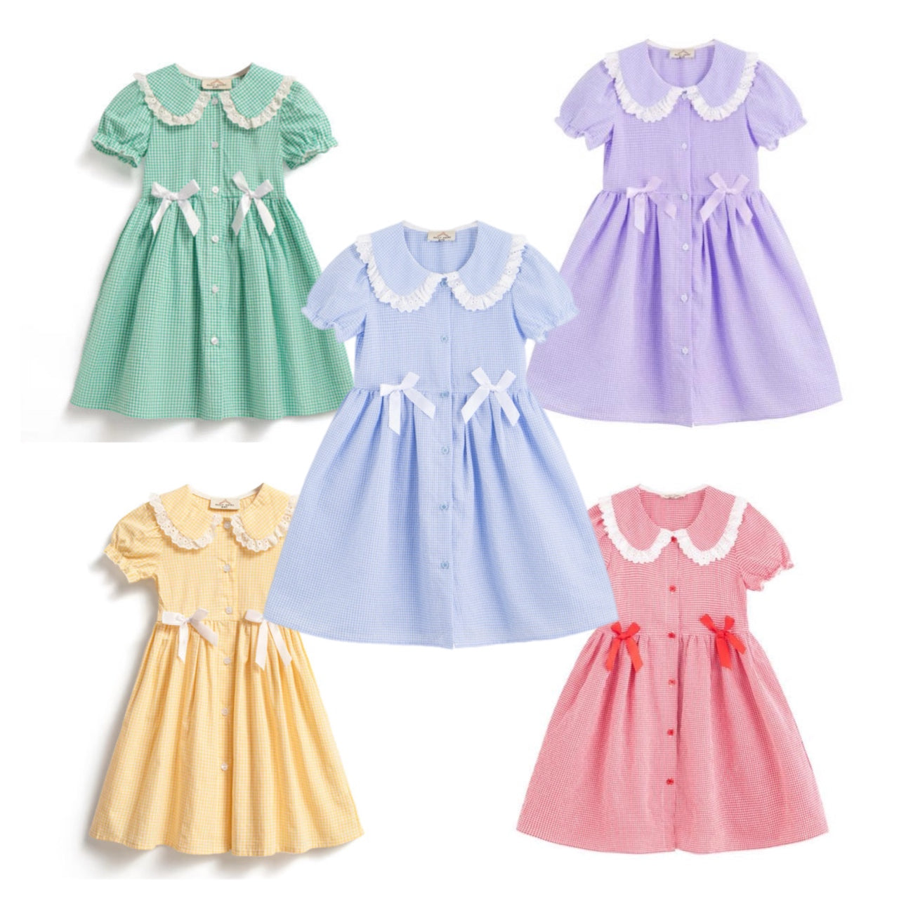 School bow dresses