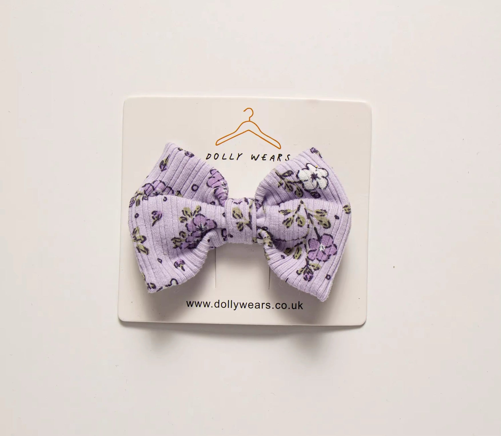 Lilac floral hair accessories