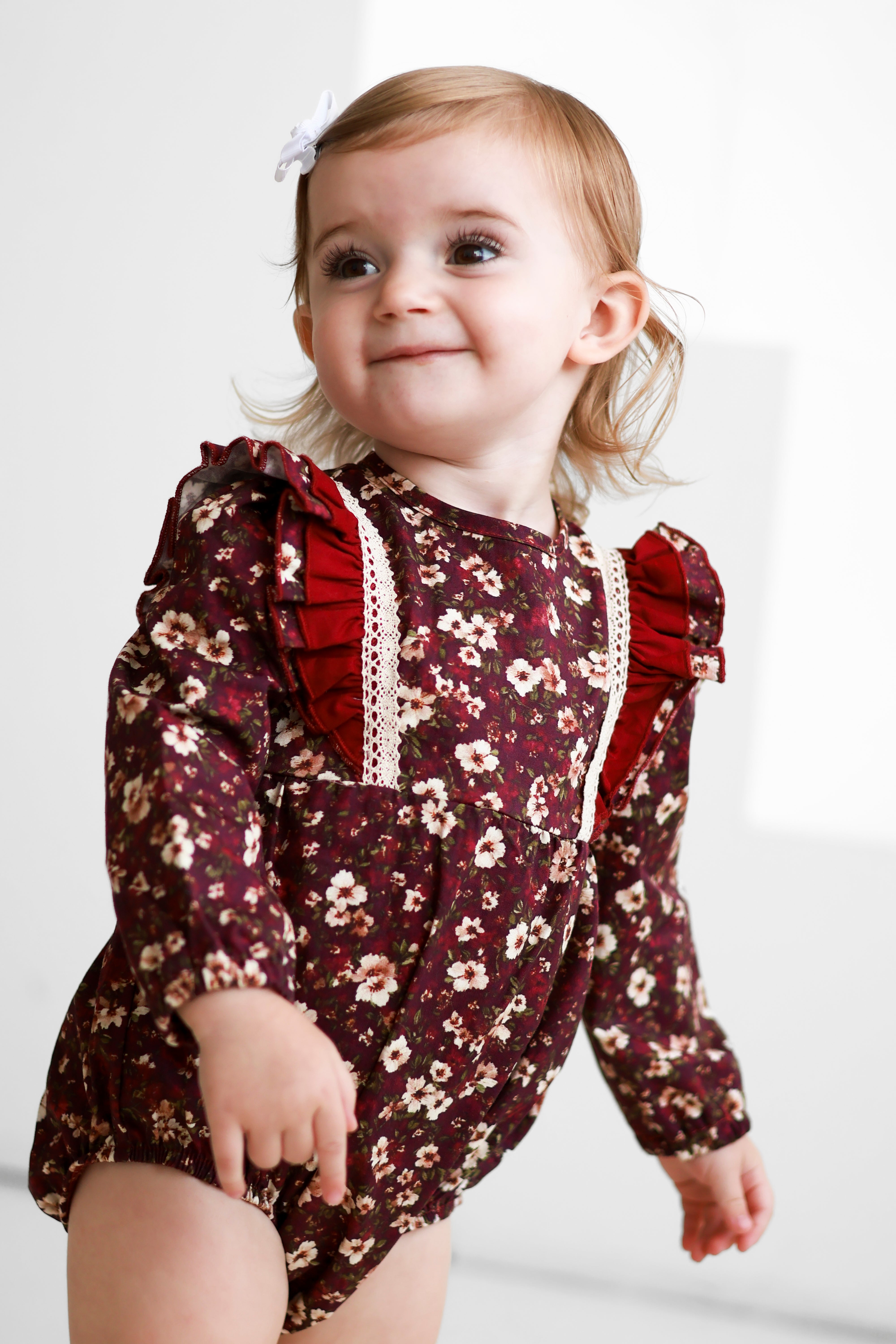 Mulberry tie back romper (coming soon)