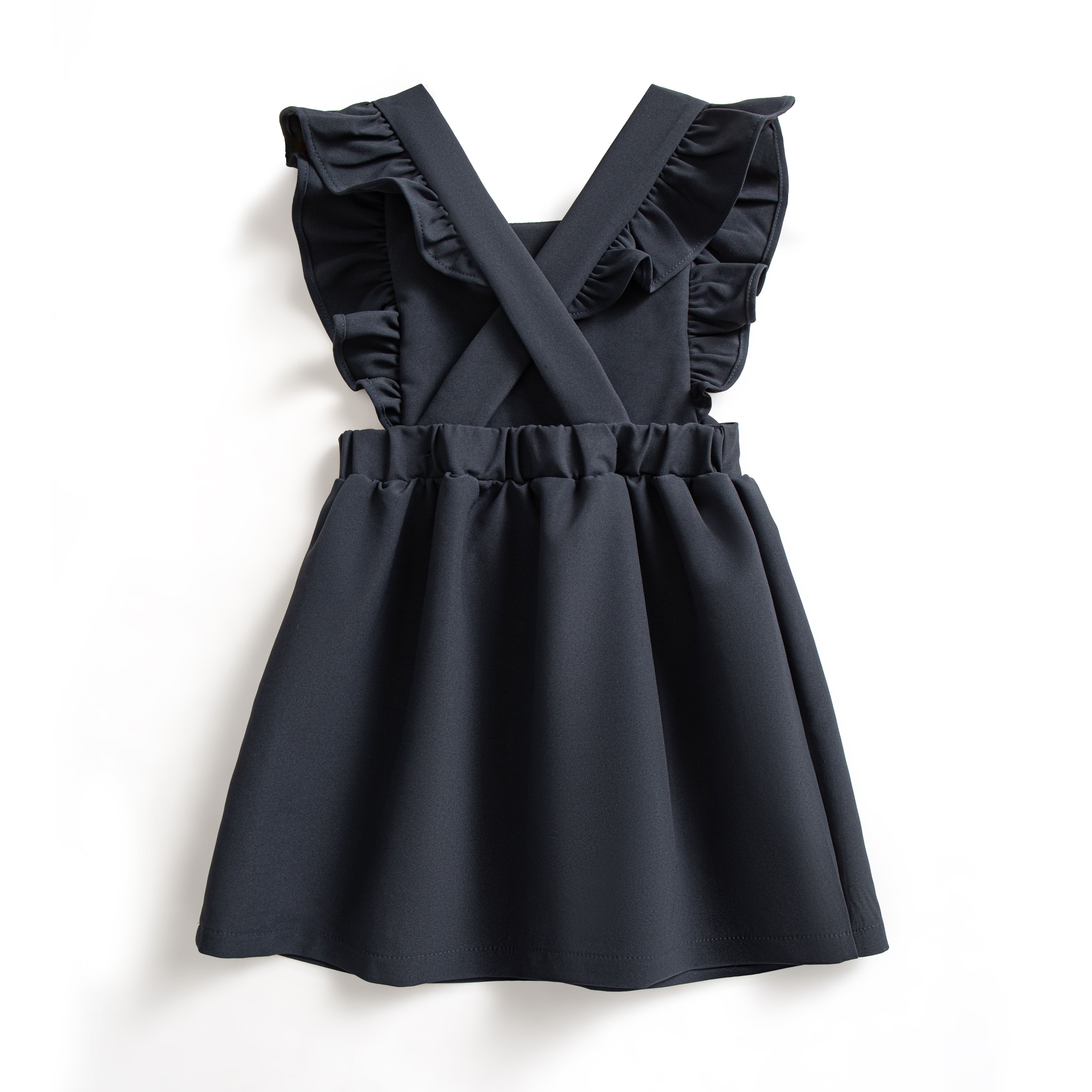 School pinafore bow dress