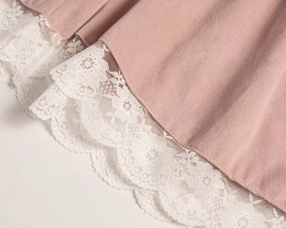 Marshmallow velvet dress